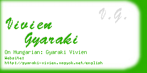 vivien gyaraki business card